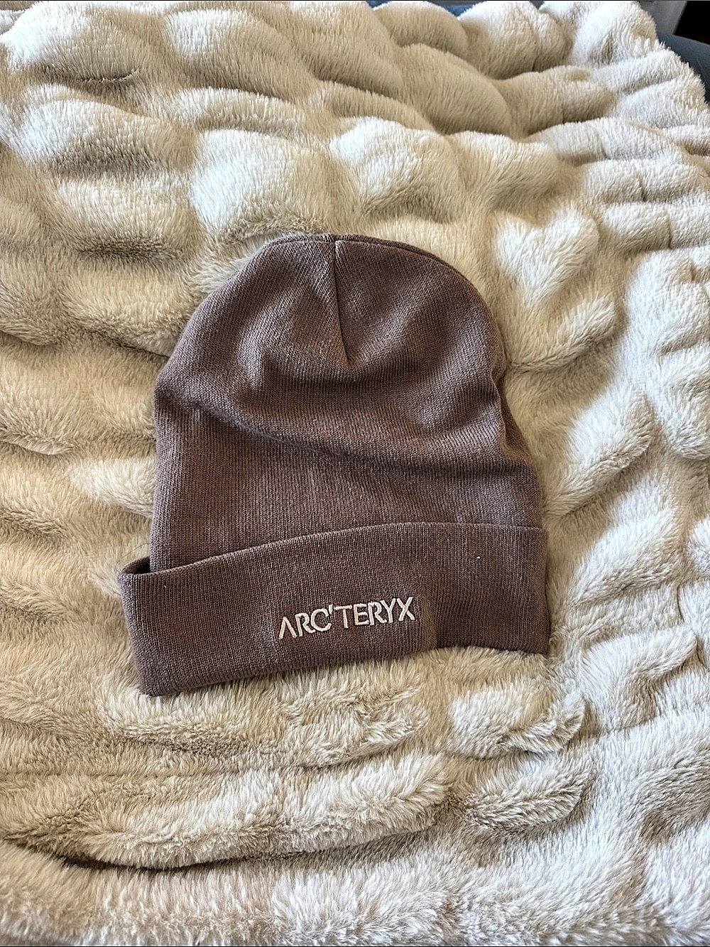 Arc'teryx Word Head Toque Brownish Pink Ribbed Beanie